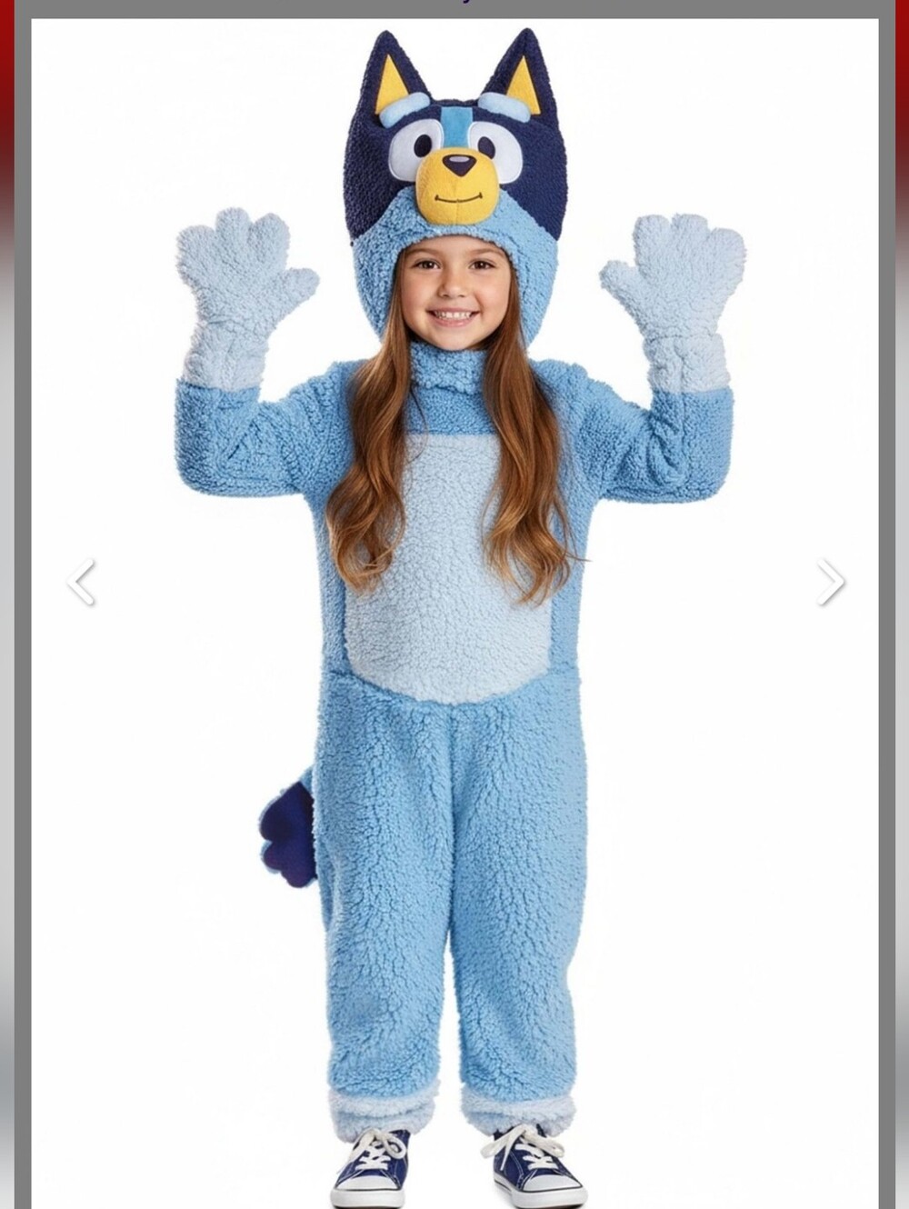Plush Light Bluey Character Costume - 2T